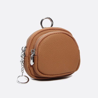 Women's genuine cowhide leather pouch Bacco design
