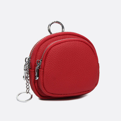 Women's genuine cowhide leather pouch Bacco design
