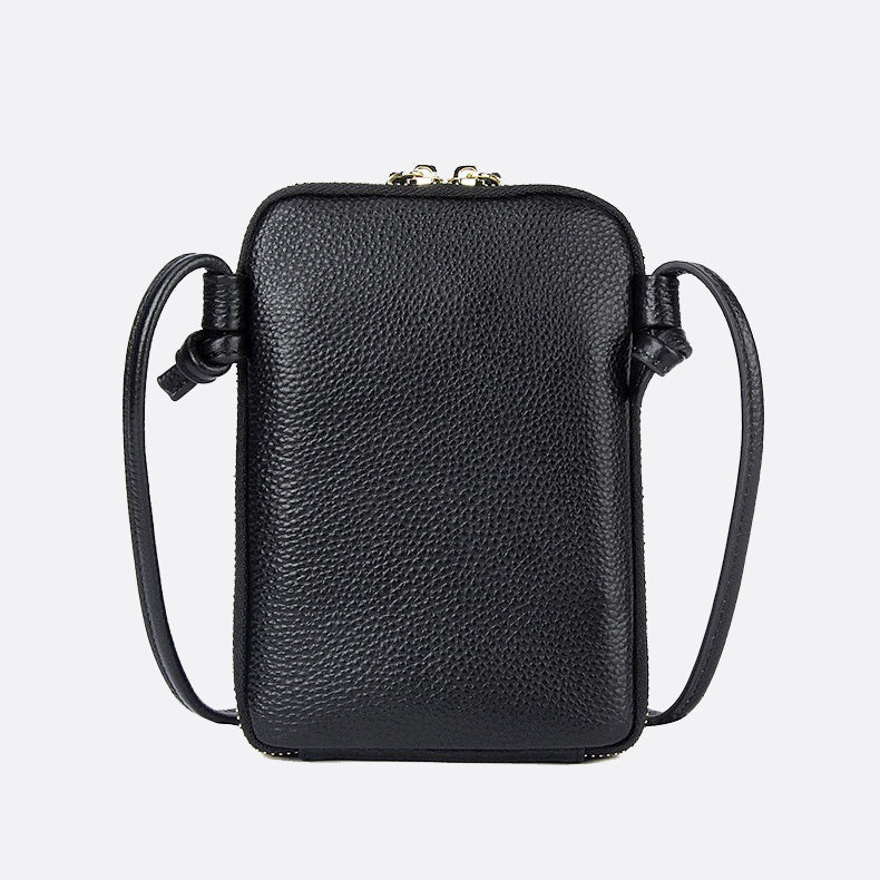 Women's genuine cowhide leather handphone bag Mirren Pouch V2 design