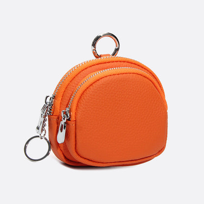 Women's genuine cowhide leather pouch Bacco design