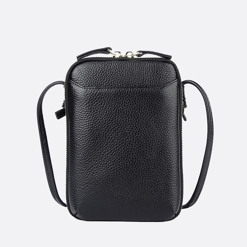 Women's genuine cowhide leather handphone bag Mirren Pouch V2 design