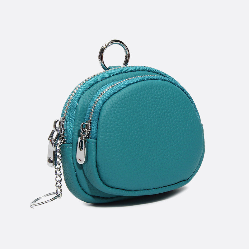 Women's genuine cowhide leather pouch Bacco design