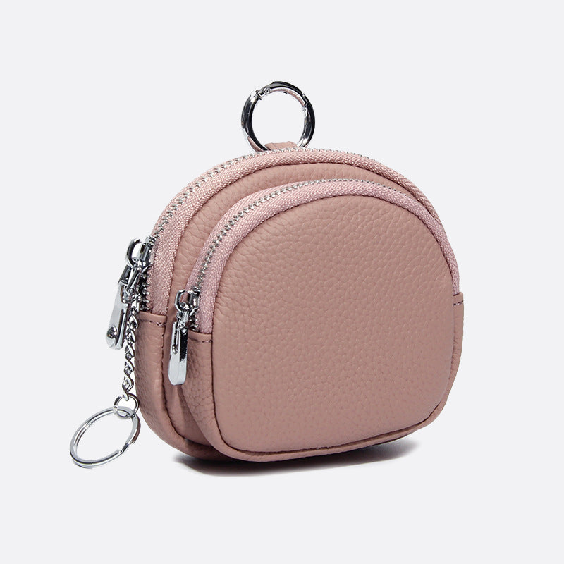 Women's genuine cowhide leather pouch Bacco design