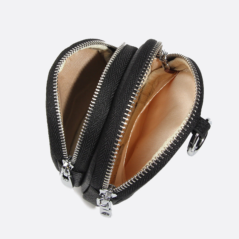 Women's genuine cowhide leather pouch Bacco design