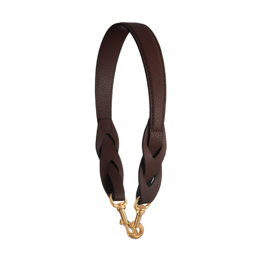 Tomorrow Closet woven leather short bag strap