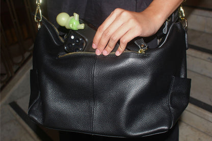 Women's genuine cowhide leather handbag Ellipse V3 design