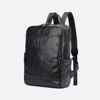 Unisex cowhide leather backpack Snap V3 design