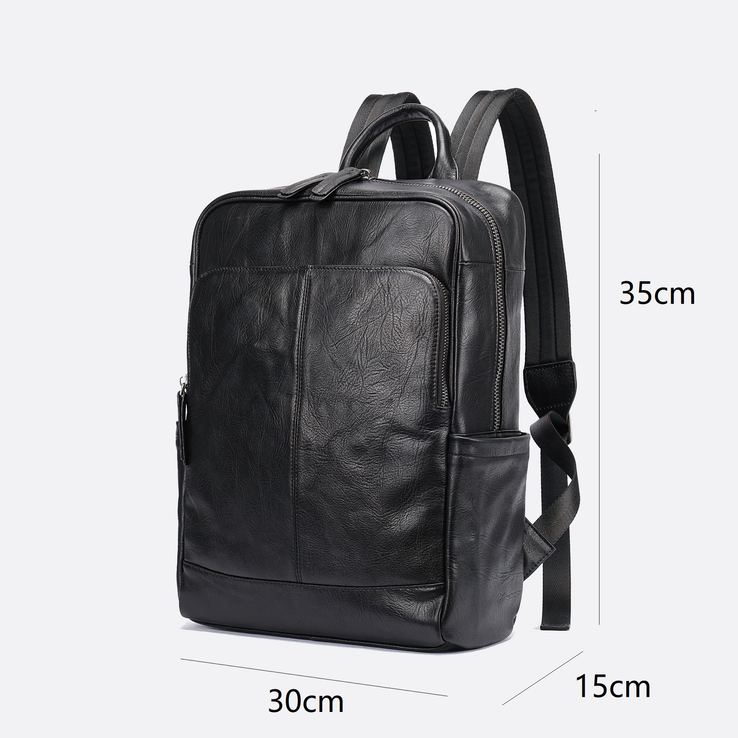 Unisex cowhide leather backpack Snap V3 design