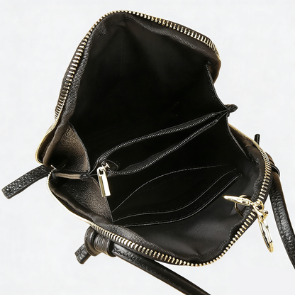 Women's genuine cowhide leather handphone bag Mirren Pouch V2 design