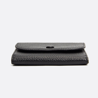 Women's genuine cowhide leather pouch / short wallet card holder Envelope design V2