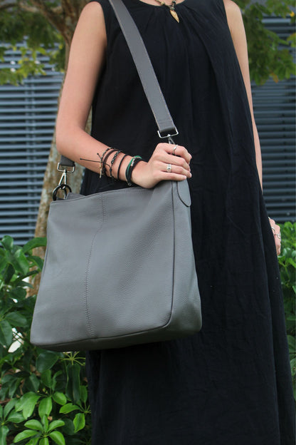 Women's genuine cowhide leather Hobo handbag Dilla V3 design