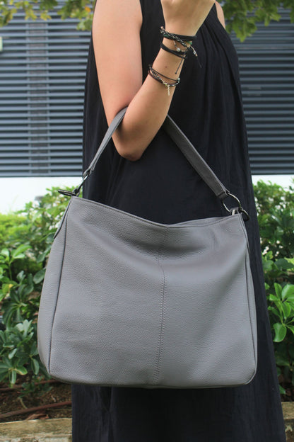 Women's genuine cowhide leather Hobo handbag Dilla V3 design