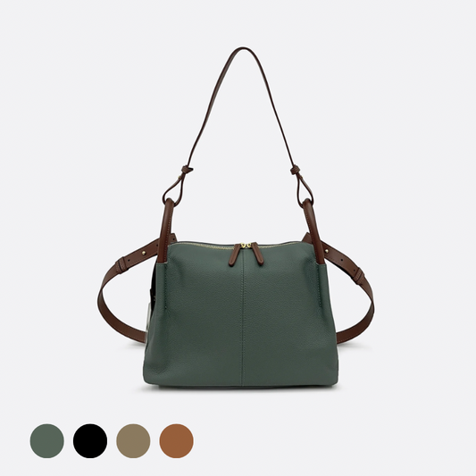 Women's genuine cowhide leather handbag Two Handle V4 design