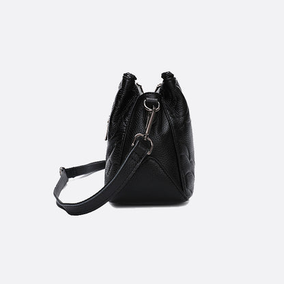 Women's genuine cowhide leather handbag Sternite Floral design