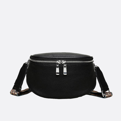Women's genuine cowhide leather handbag Tilo V3 design camera bag with tribal strap
