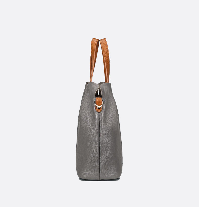 Women's genuine cowhide leather handbag Borsa V2 design