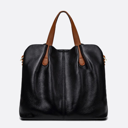 Women's genuine cowhide leather handbag Borsa V2 design