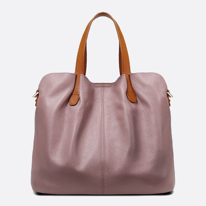 Women's genuine cowhide leather handbag Borsa V2 design