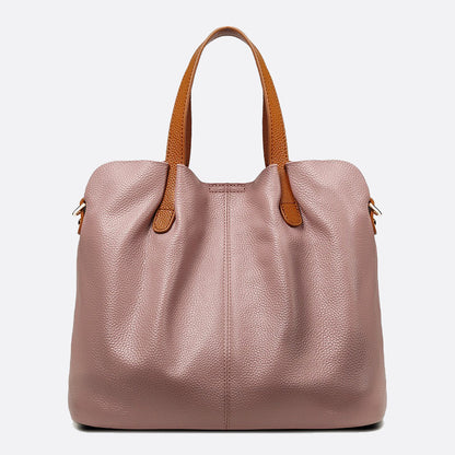 Women's genuine cowhide leather handbag Borsa V2 design