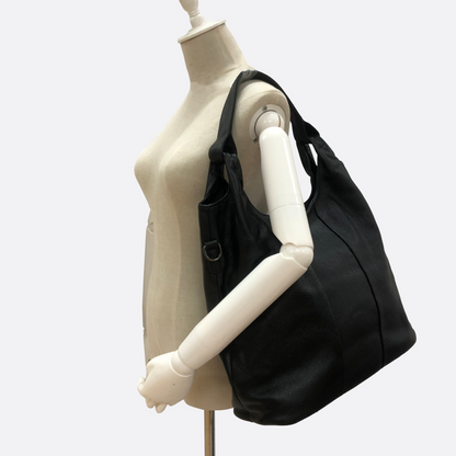 Women's genuine cowhide leather hobo handbag Dilla two handle design