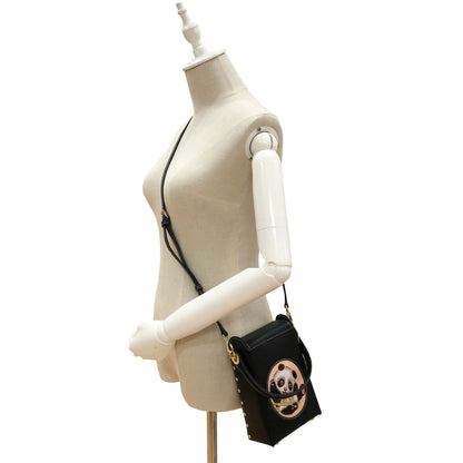 Women's genuine cowhide leather engraved handbag Schon design