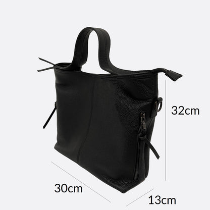 Women's genuine cowhide leather handbag Klos design
