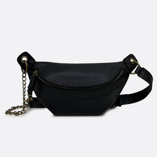 Women's cowhide leather handbag Vesny V2 design waist bag