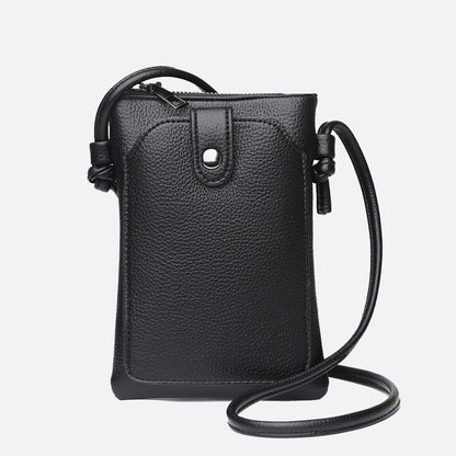 Women's genuine cowhide leather handphone bag Mirren Pouch design