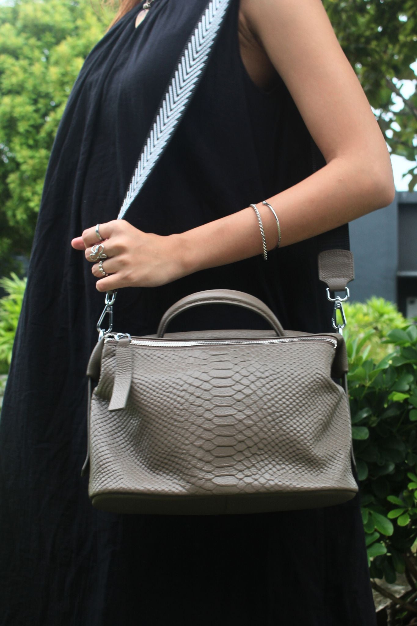 Women's genuine cowhide leather handbag Kabelky v2 design