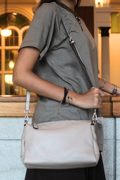Women's genuine cowhide leather handbag Vivien V5 design