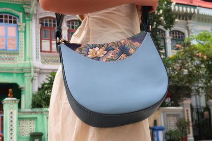 Women's genuine cowhide leather engraved handbag Edgar V3 design