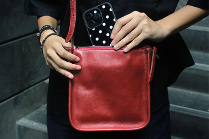 Women's genuine cowhide leather handphone bag Mirren V2 design