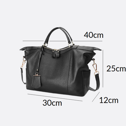 Women's genuine cowhide leather handbag Ellipse V3 design