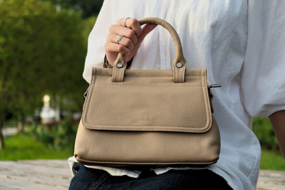 Women's genuine cowhide leather Handbag Perry V5 design