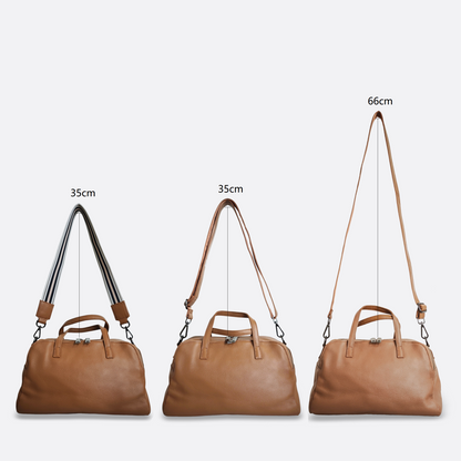 Women's genuine cowhide leather handbag Demi V3 design