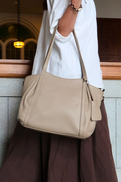 Women's genuine cowhide leather handbag Edgar tote design