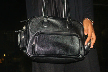 Women's genuine cowhide leather handbag Palour design