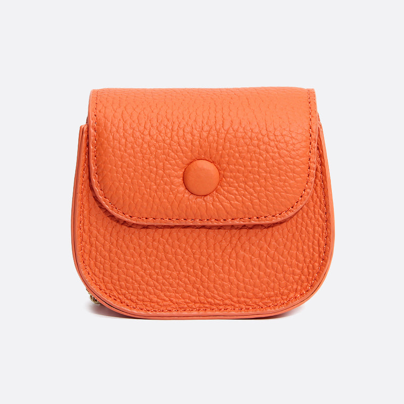 Women's genuine cowhide leather pouch Kloud V2 design with sling