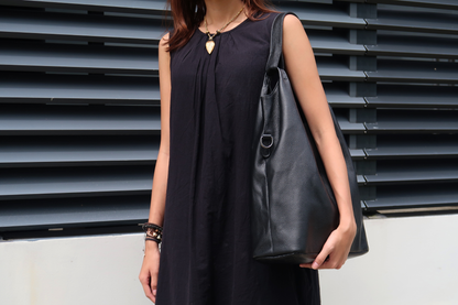 Women's genuine cowhide leather hobo handbag Dilla two handle design