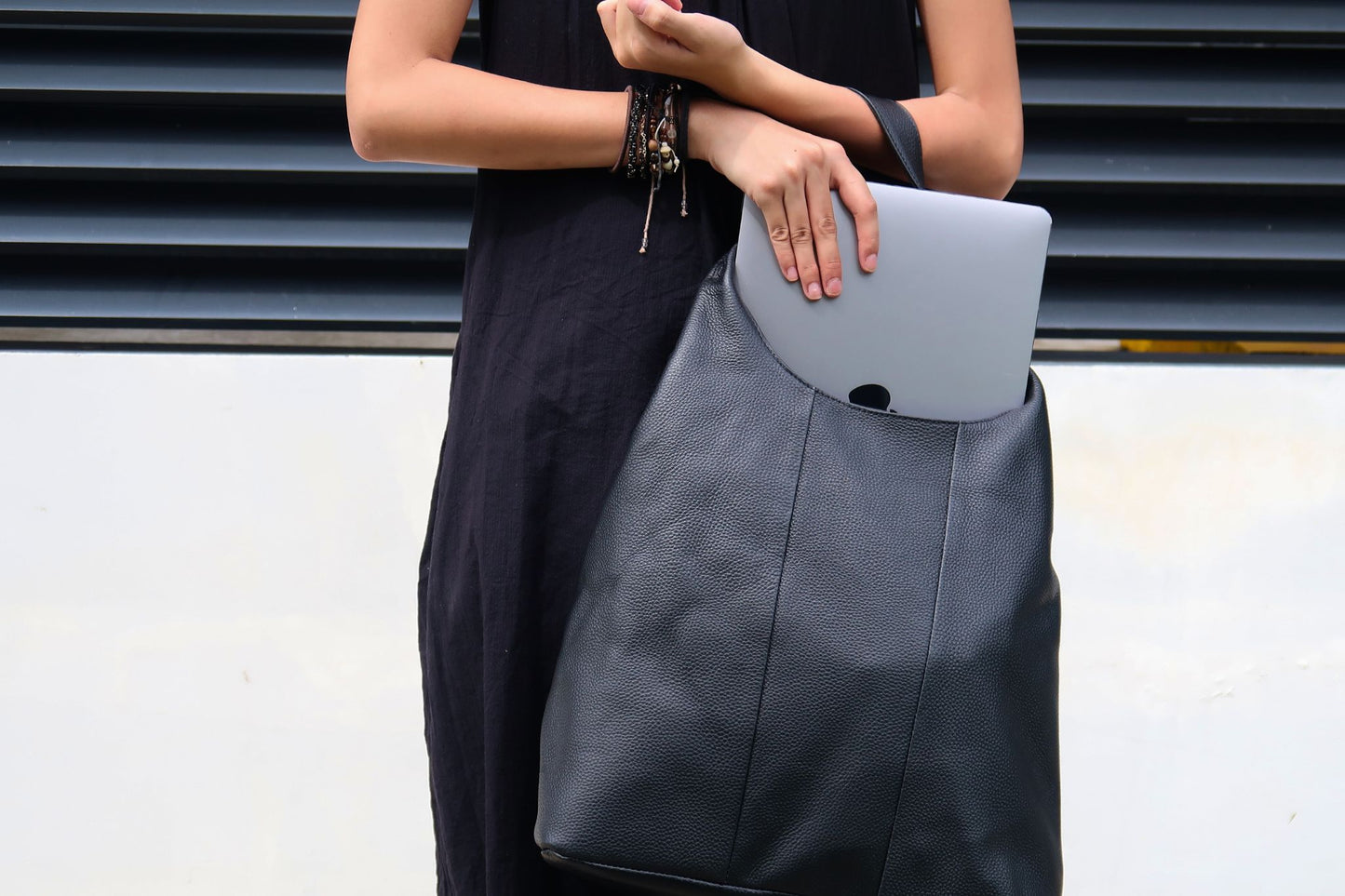 Women's genuine cowhide leather hobo handbag Dilla two handle design