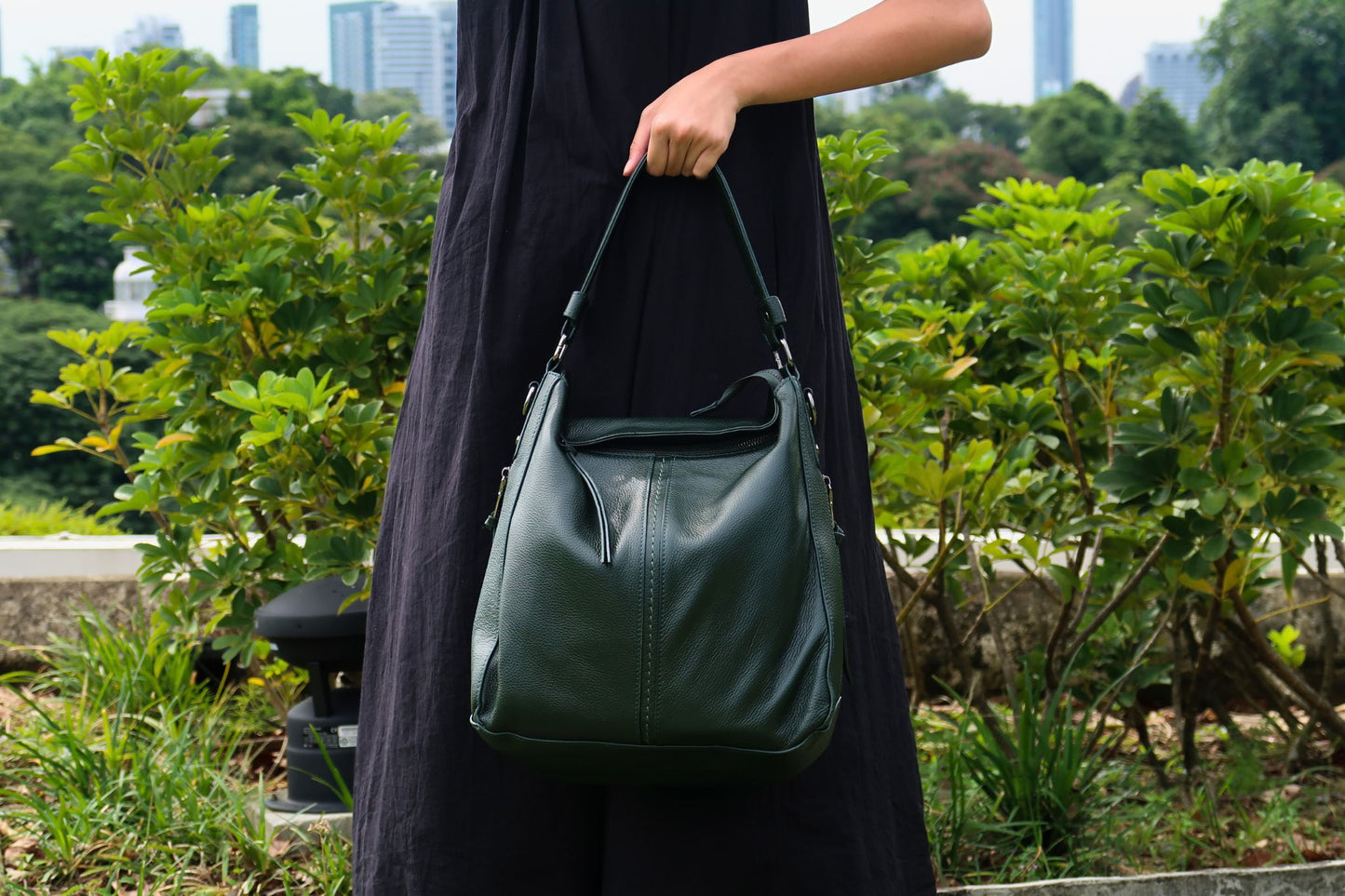 Women's genuine cowhide leather Hobo handbag Dilla V2 design