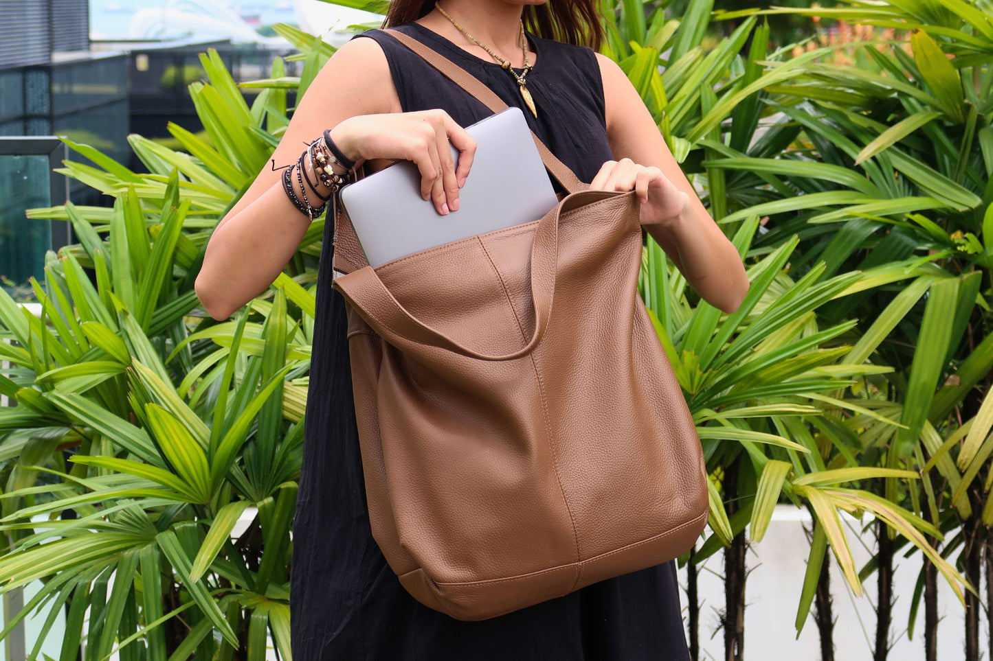 Women's genuine cowhide leather Hobo handbag Dilla V4 design