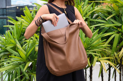 Women's genuine cowhide leather Hobo handbag Dilla V4 design