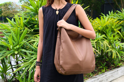 Women's genuine cowhide leather Hobo handbag Dilla V4 design