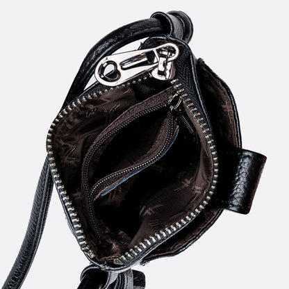 Women's genuine cowhide leather handphone bag Mirren Pouch design