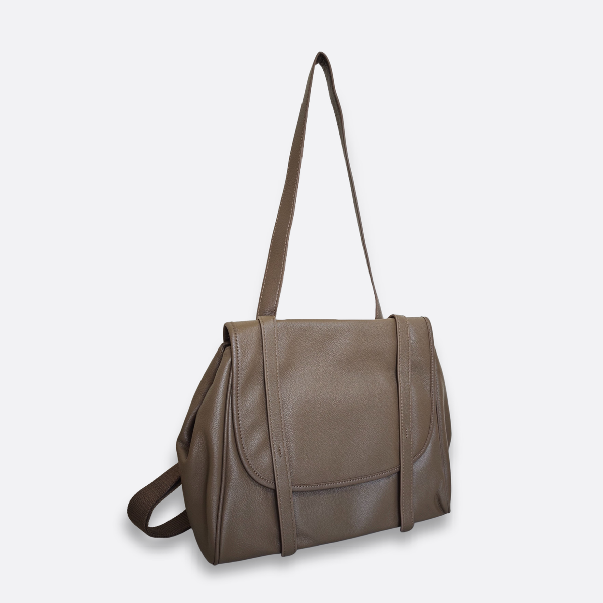 Women's genuine cowhide leather 2 way handbag/backpack Ingrid design