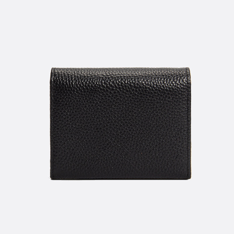 Women's genuine cowhide leather pouch / short wallet card holder Envelope design V2