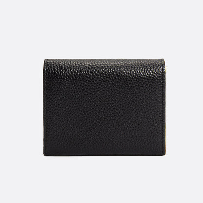 Women's genuine cowhide leather pouch / short wallet card holder Envelope design V2