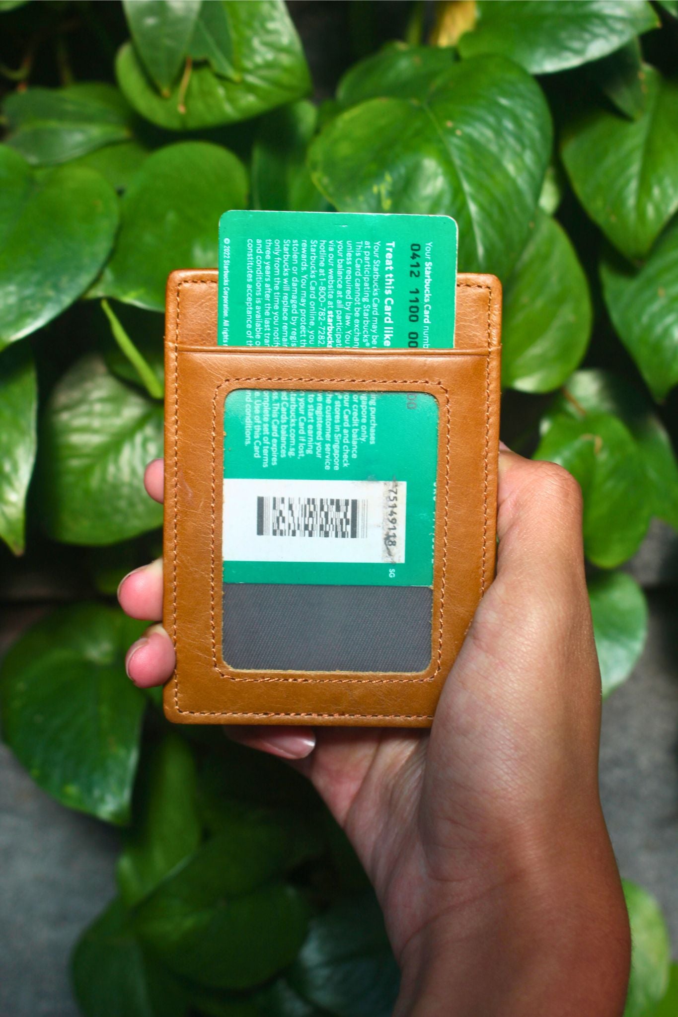 Women's and Men's unisex cowhide leather vertical flap wallet with additional card slot insert