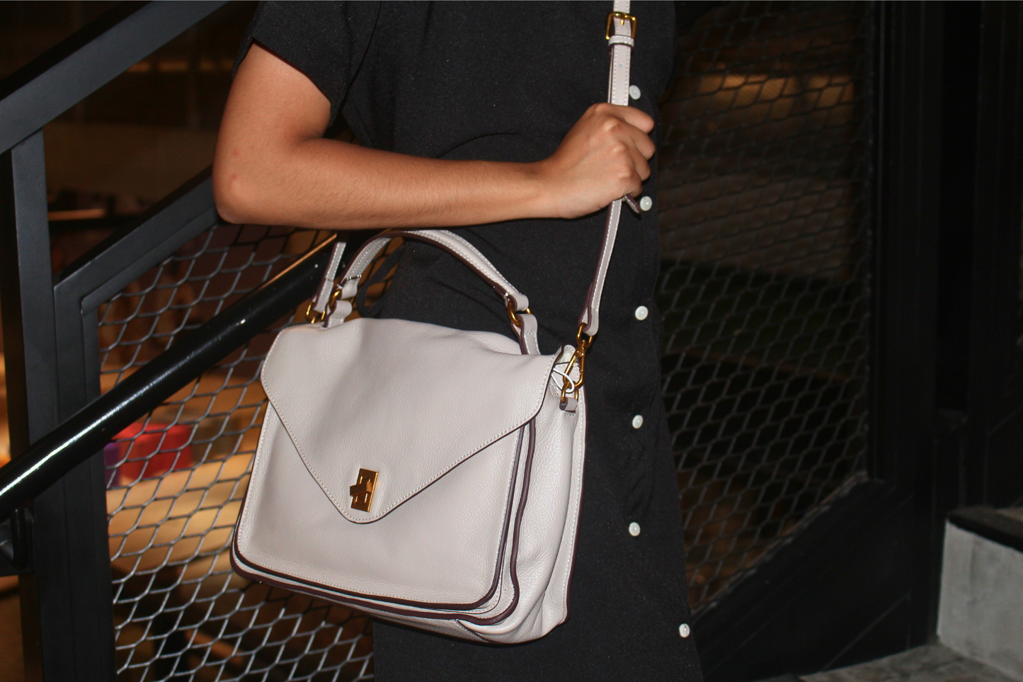 Women's genuine cowhide leather handbag Torba design